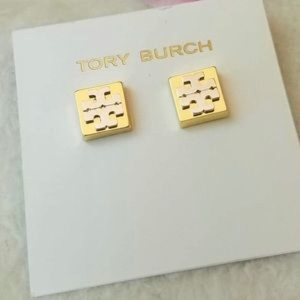 Tory Burch Square dangling earrings